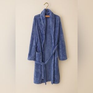 Luxurious Blue Plush Robe